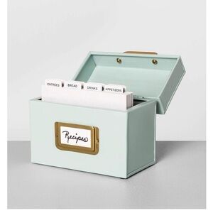 Hearth and Hand with Magnolia Recipe Box with Dividers